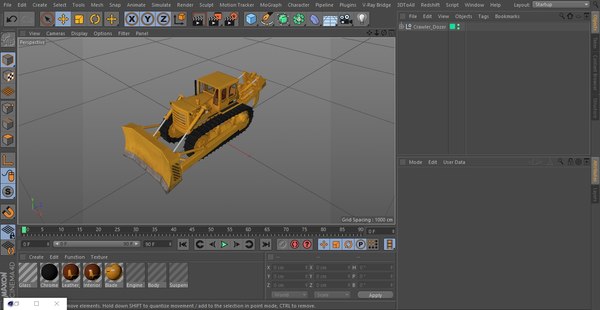 modelo 3d Topadora sobre orugas - TurboSquid 2136653