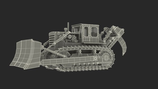 modelo 3d Topadora sobre orugas - TurboSquid 2136653