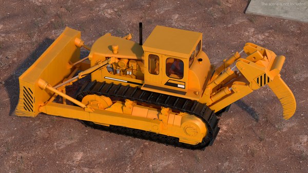 modelo 3d Topadora sobre orugas - TurboSquid 2136653