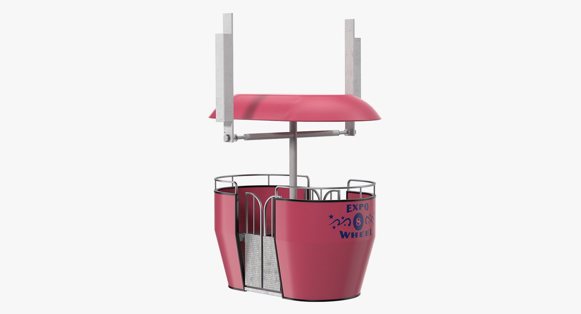 Ferris Wheel Cabin 3D model preview
