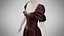 Dress 09 Chocolate Velvet With Design