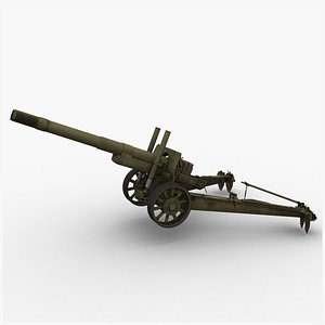 152 mm ML-20 Howitzer and gun limber