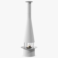 Modern Fireplace Focus Creations Filiofocus Central White