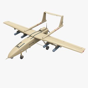 Qods Mohajer-6 UAV - Yellow