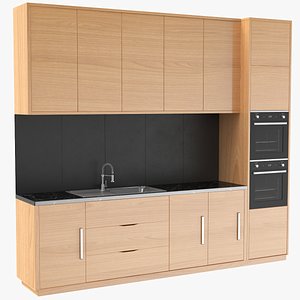 Wooden Kitchen Unit