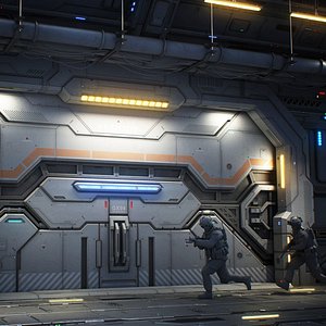 Sci-Fi Door Kit Vol 01