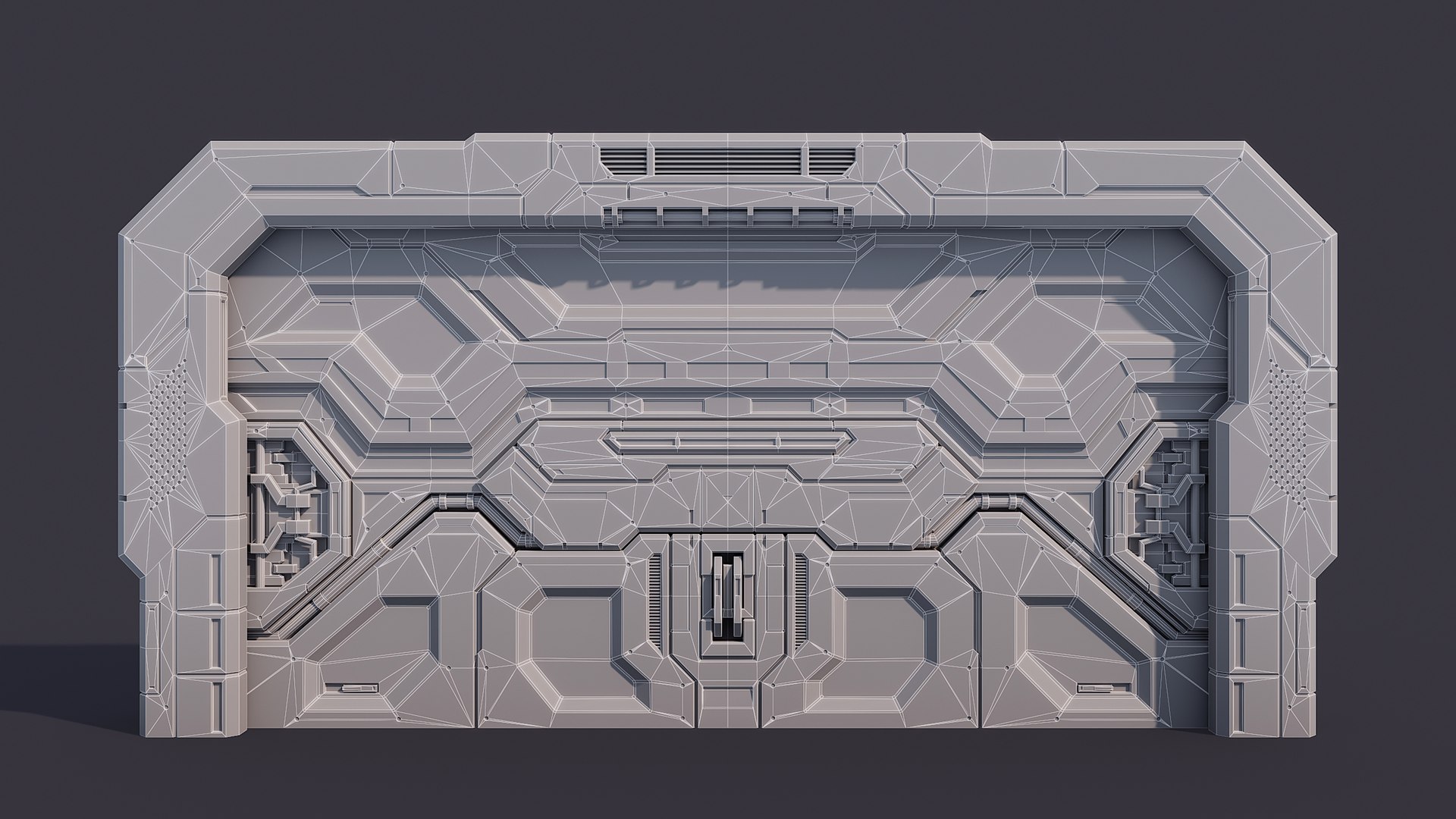 Sci-fi Door Kit Vol 01 Model - Turbosquid 2056547