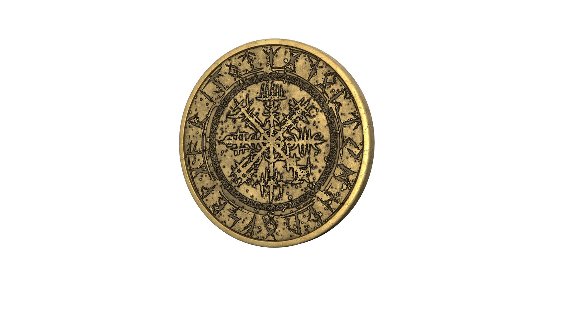 3D Celtic Coin Model - TurboSquid 2126921
