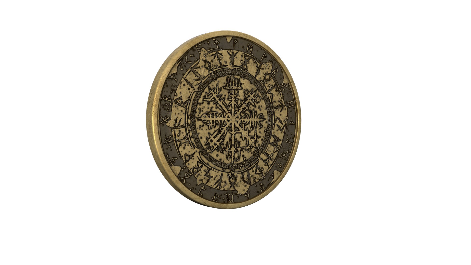 3D Celtic Coin Model - TurboSquid 2126921