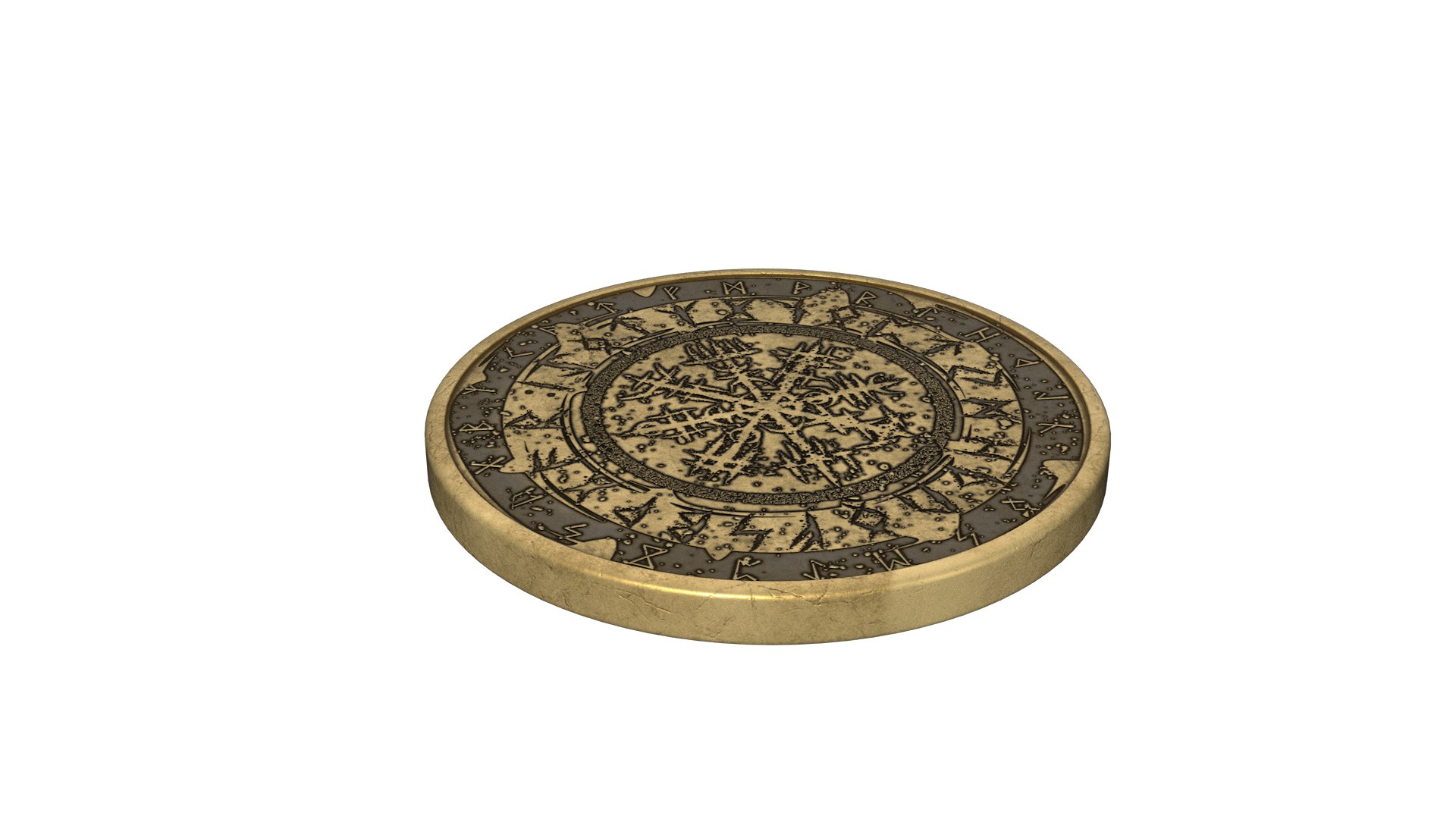 3D Celtic Coin Model - TurboSquid 2126921