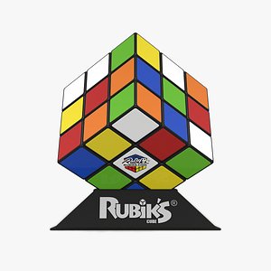 3dsmax scrambled rubik s cube