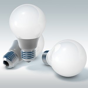3d model of light bulb