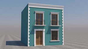 3D model mexican house games