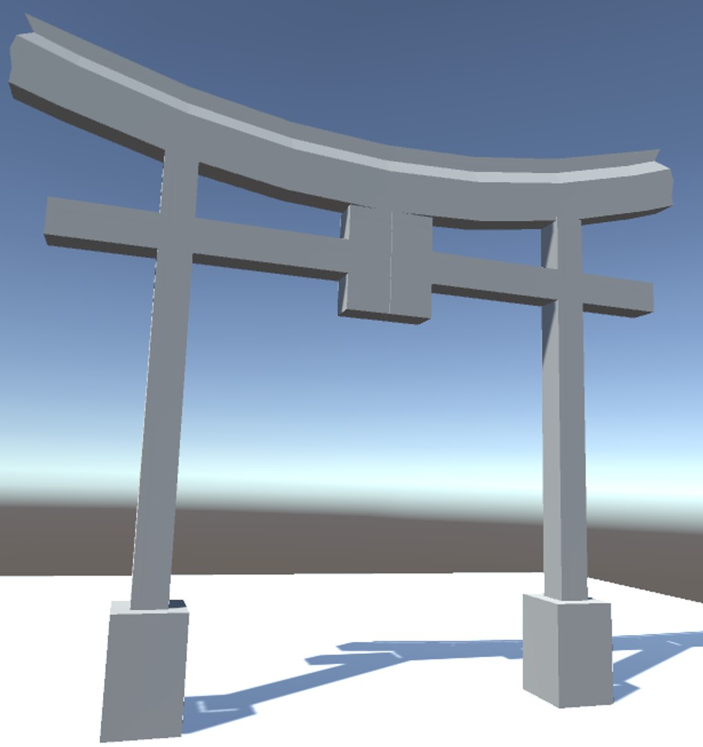 Japanese Tori Gate Model - TurboSquid 1481780