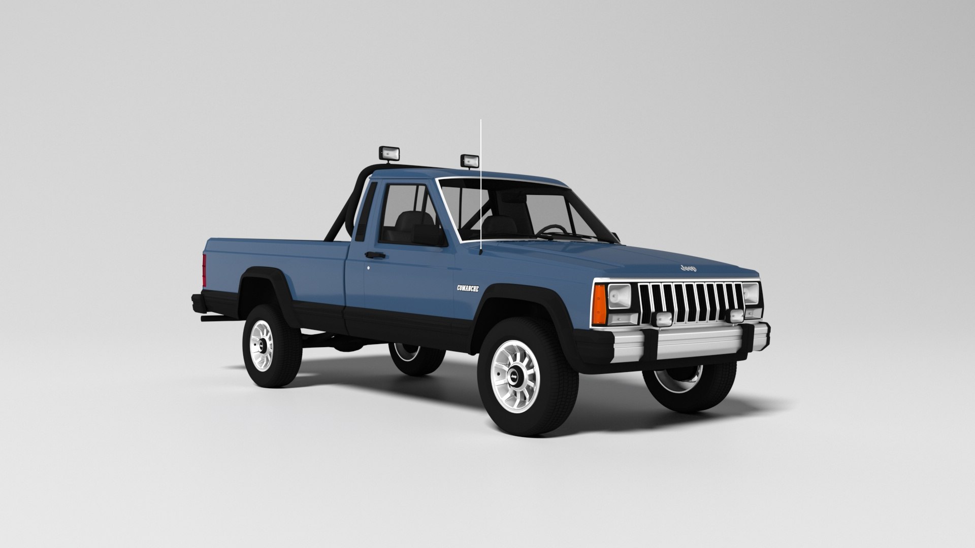 Jeep Comanche model https://p.turbosquid.com/ts-thumb/F5/jnkiU8/HQ/preview1/jpg/1760079197/1920x1080/fit_q87/a93ba6c910fd373686f66ac974b0bfa2c0a106bc/preview1.jpg