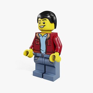 3D LEGO Minifig - Male 1