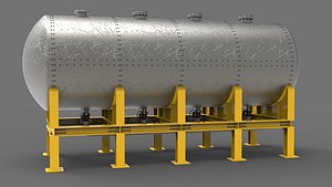 Oil Tanker with Stand