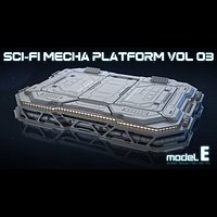 Sci-Fi Mecha Platform Kit Vol 03 Model-E