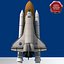 mobile launch platform shuttle 3d max