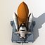 mobile launch platform shuttle 3d max