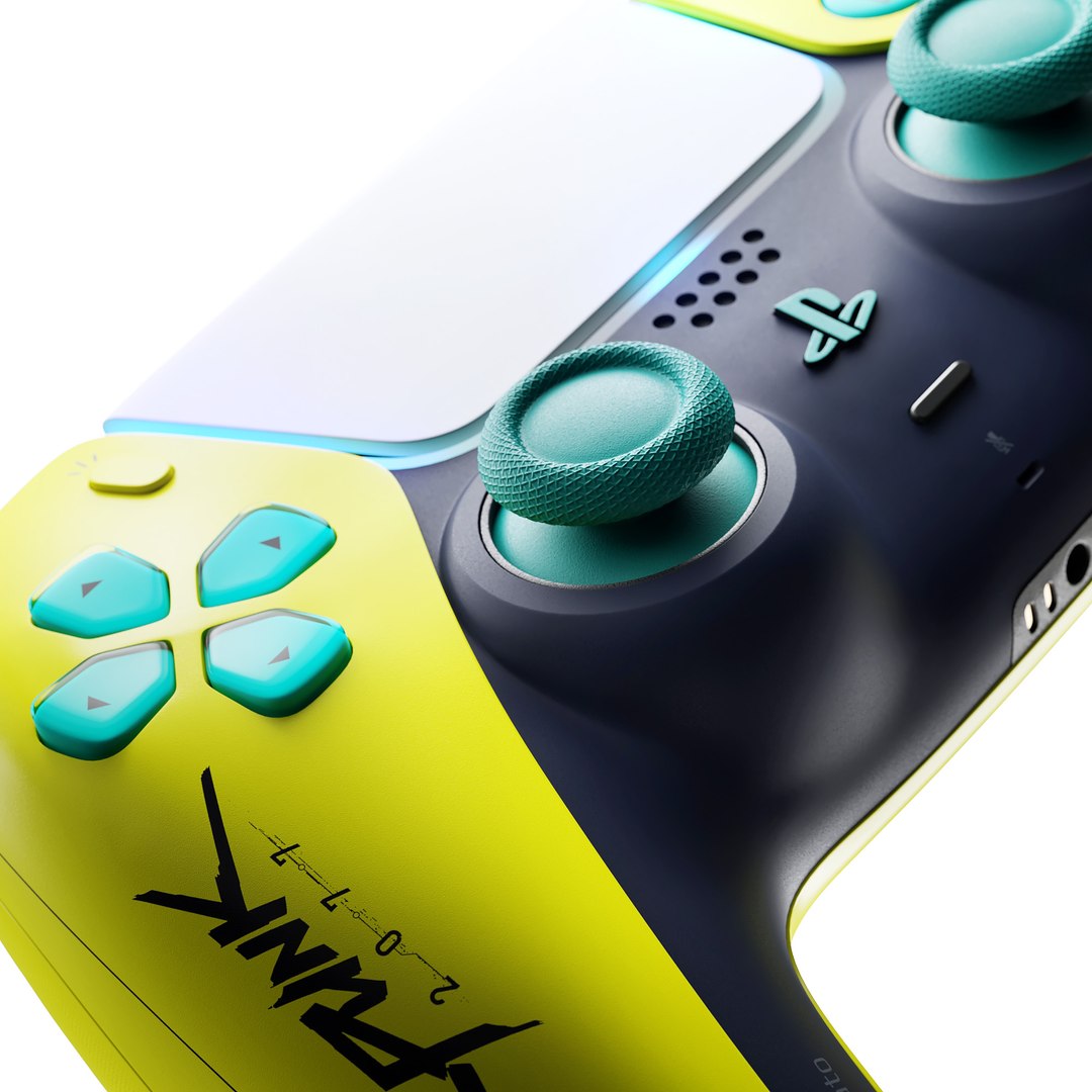 PlayStation DualSense Custom Controllers 3D Model - TurboSquid 2258947