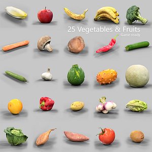 25 Vegetables & Fruits