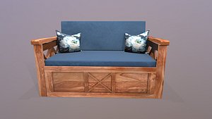 3D Designer Sofa for Office Lounge model