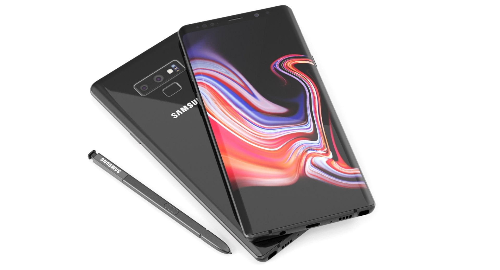 3d Samsung Galaxy Note 9 Model - Turbosquid 1328541