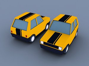 3d max cartoon car