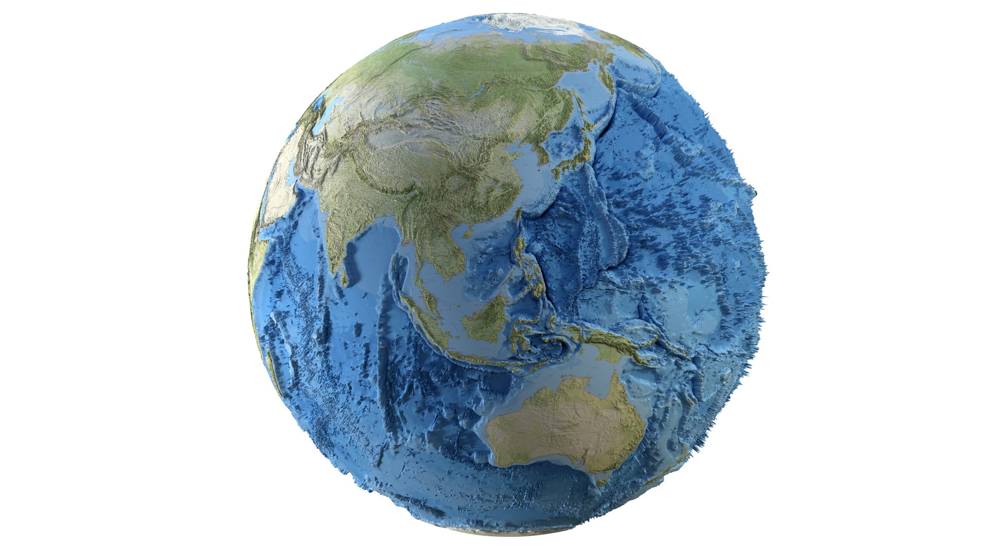 Earth Geographic 3D Globe 3D Model - TurboSquid 2347364