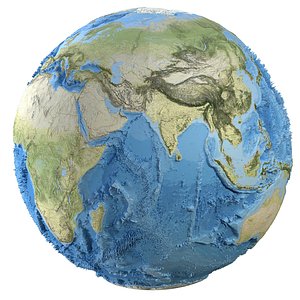 Earth Geographic 3D Globe 3D model