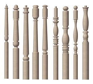 3dsmax balusters