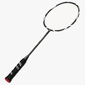 3d model badminton racket
