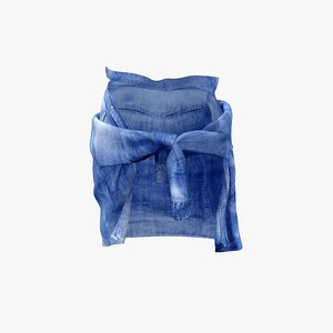 Shirt Tied Around Waist 3D model