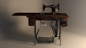 Old sewing machine (singer sphinx)