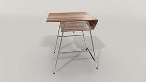 student desk 3D model