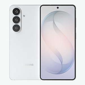 Samsung Galaxy S26 White 3D