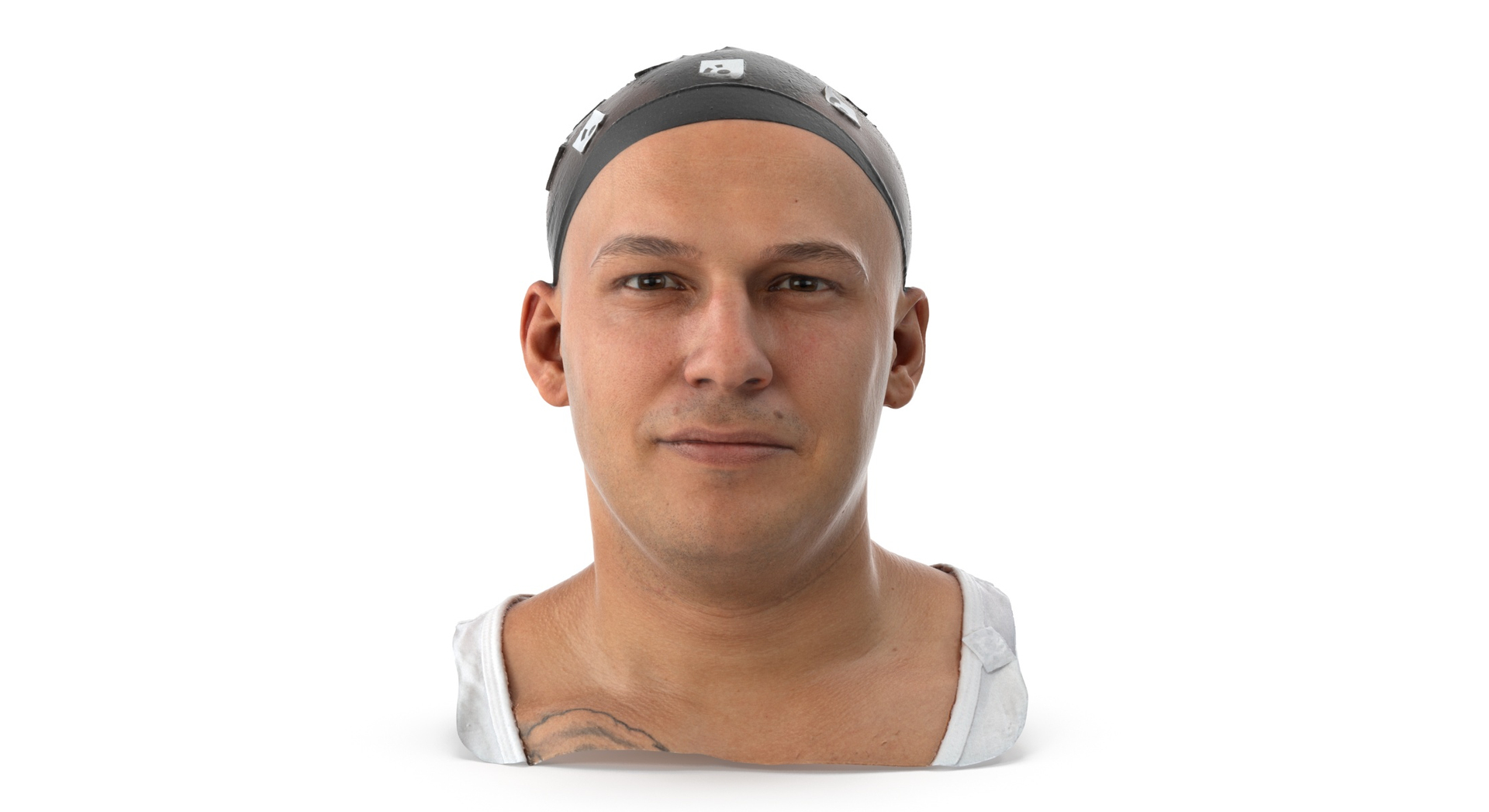 Marcus human head sharp 3D model - TurboSquid 1601979