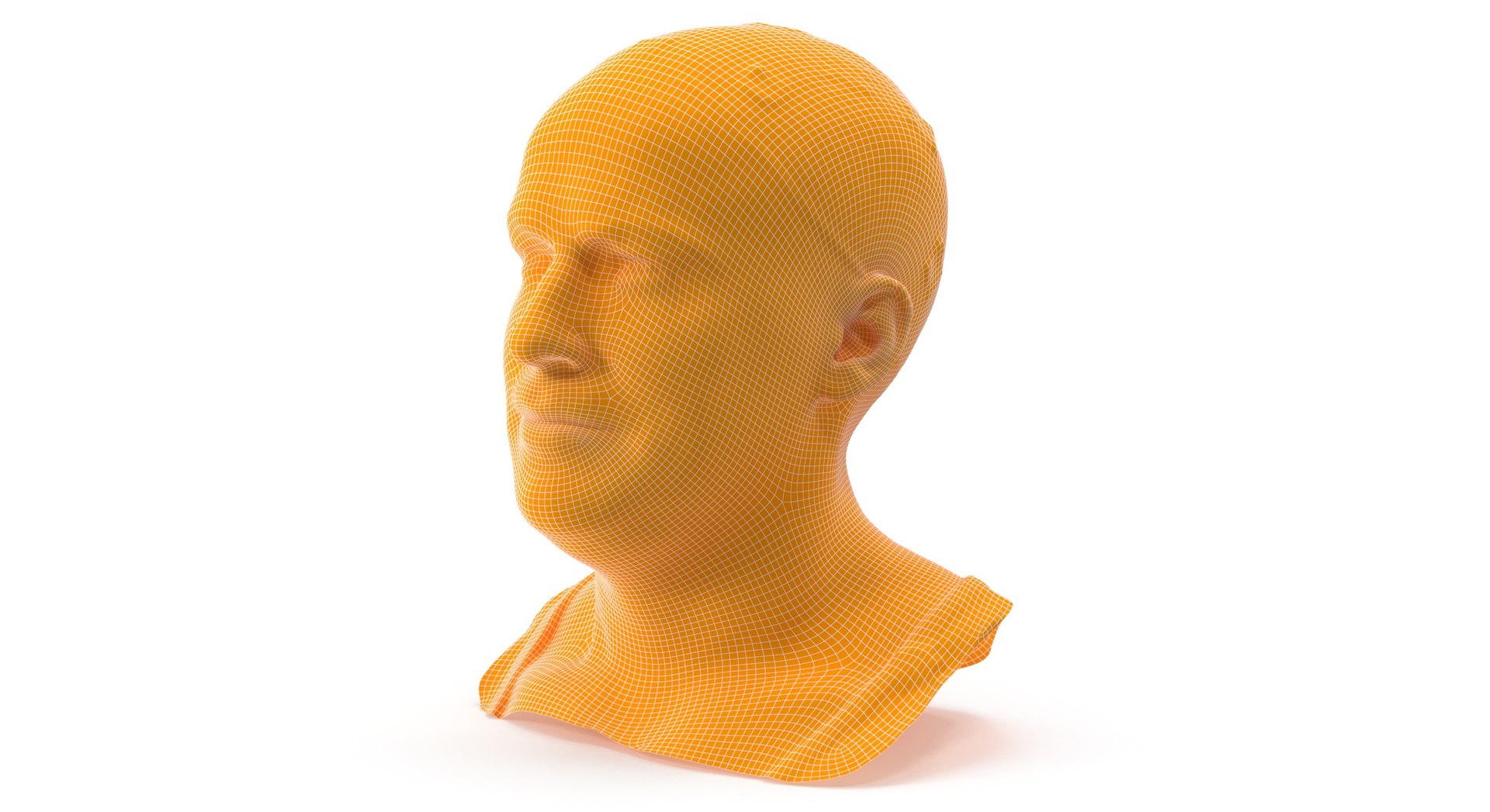 Marcus human head sharp 3D model - TurboSquid 1601979