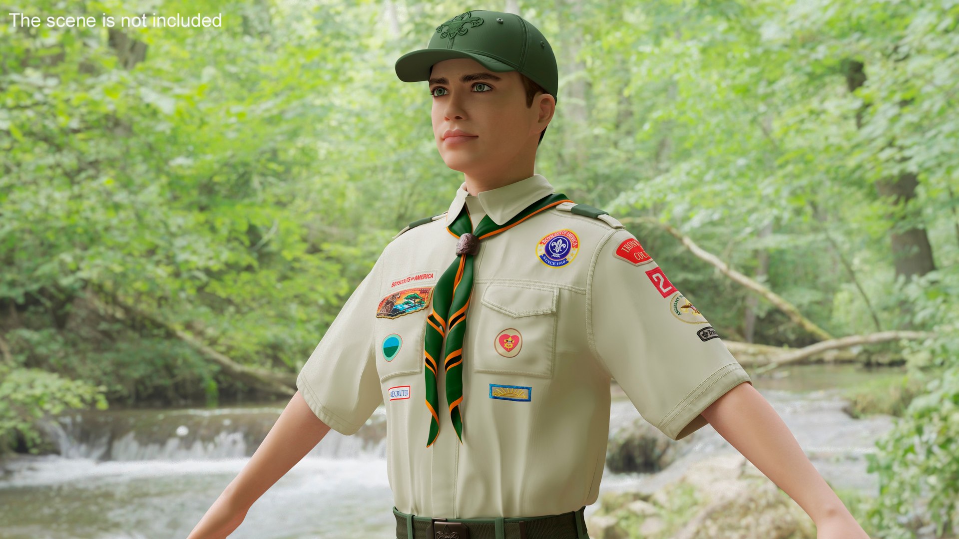 Boy Scout in Traditional Uniform 3D model https://p.turbosquid.com/ts-thumb/F6/C15u8x/nb/boy_scout_in_traditional_uniform_004/jpg/1746900249/1920x1080/fit_q87/8a9ce07681093bed86a04d8202dafde49e22c4a8/boy_scout_in_traditional_uniform_004.jpg