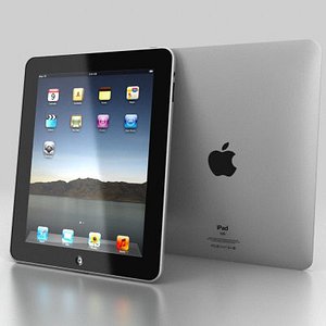 apple ipad 3d model