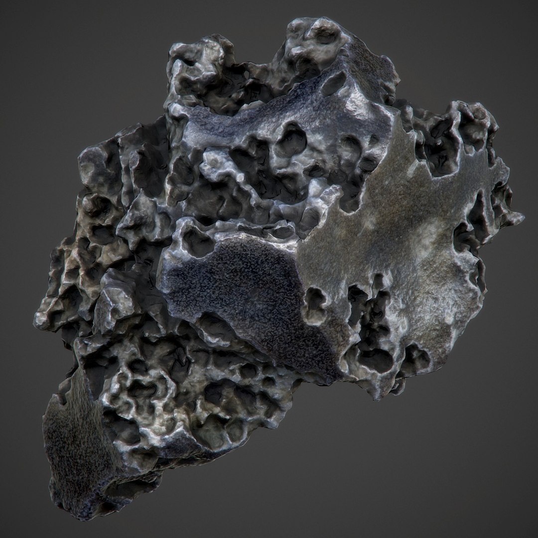 Pitted Volcanic Rock Glowing 3D Model - TurboSquid 1293334