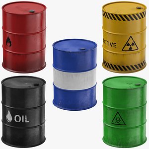 Barrels Collection 3D model