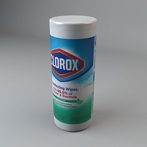 clorox disinfection wipes 3D model