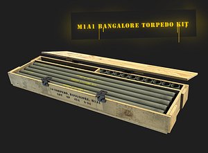 antipersonnel bangalore torpedo kit 3d model