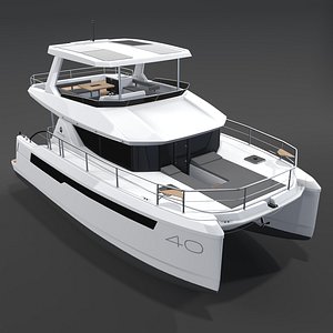 3D Leopard 40 Power Cat model