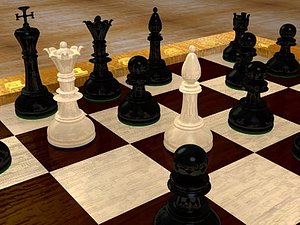 3d model chess set