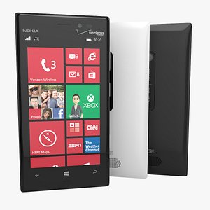 Nokia Lumia 928 Flagship Smartphone In Black And White