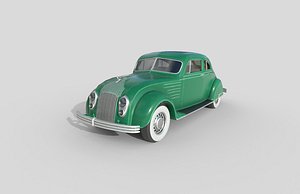 3D Low Poly Car - Chrysler Imperial Airflow 1934