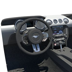 3d dashboard mustang